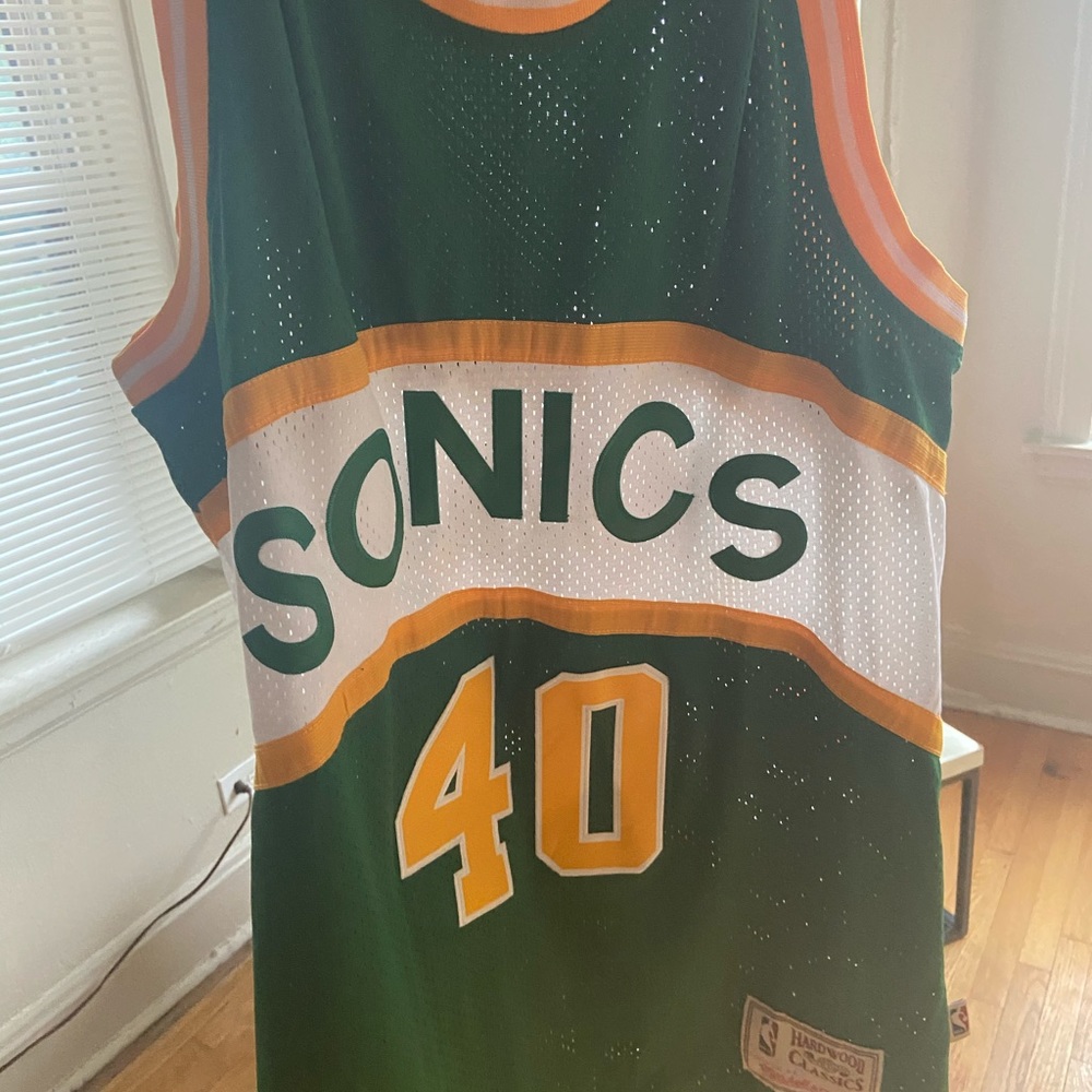 Shawn Kemp Sonics Jersey